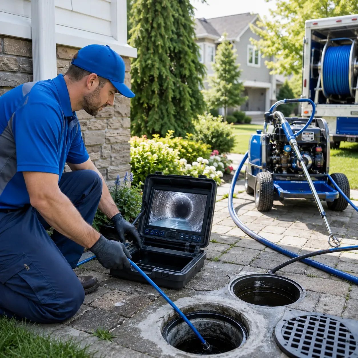 Outdoor drain cleaning professionals serving Cushing, WI
